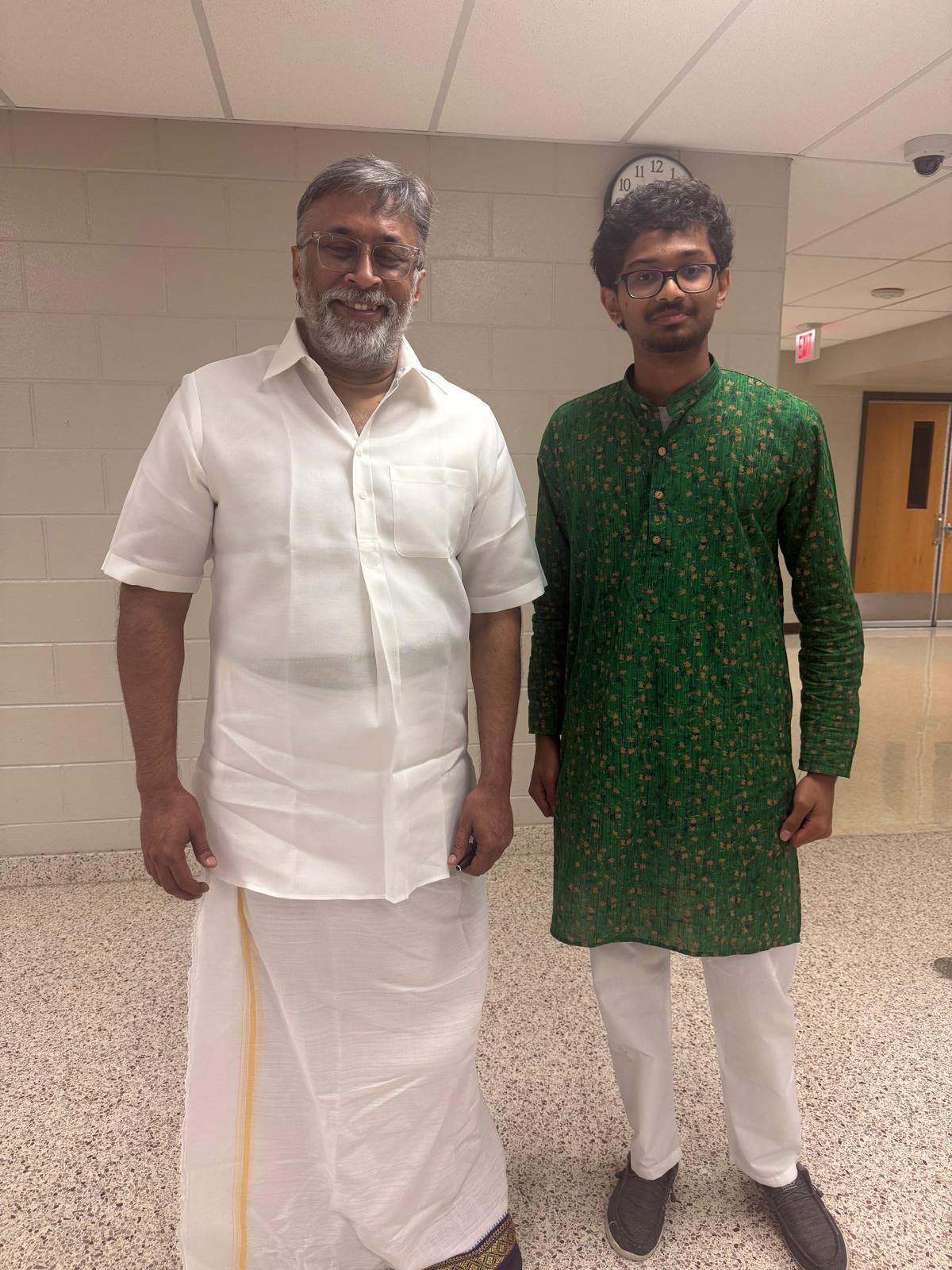 With Sanjay Subramanian