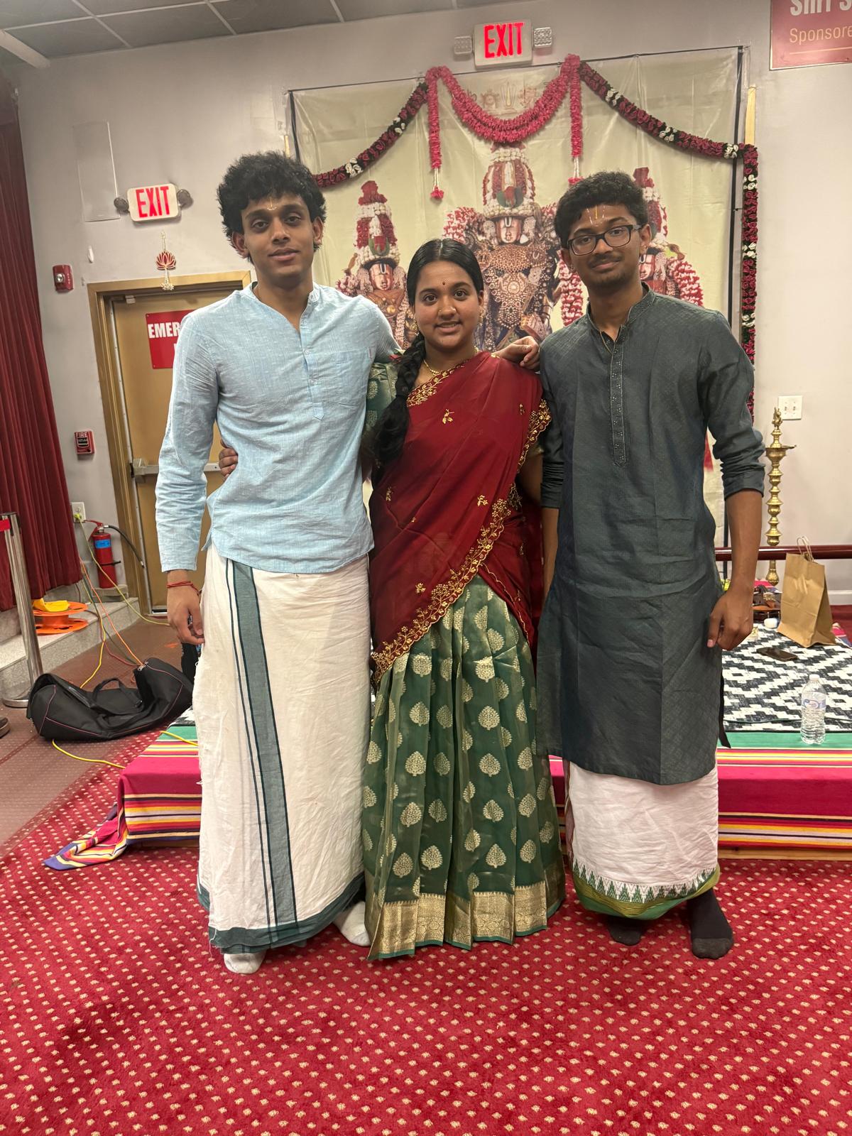 With Varshini and Rishikesh